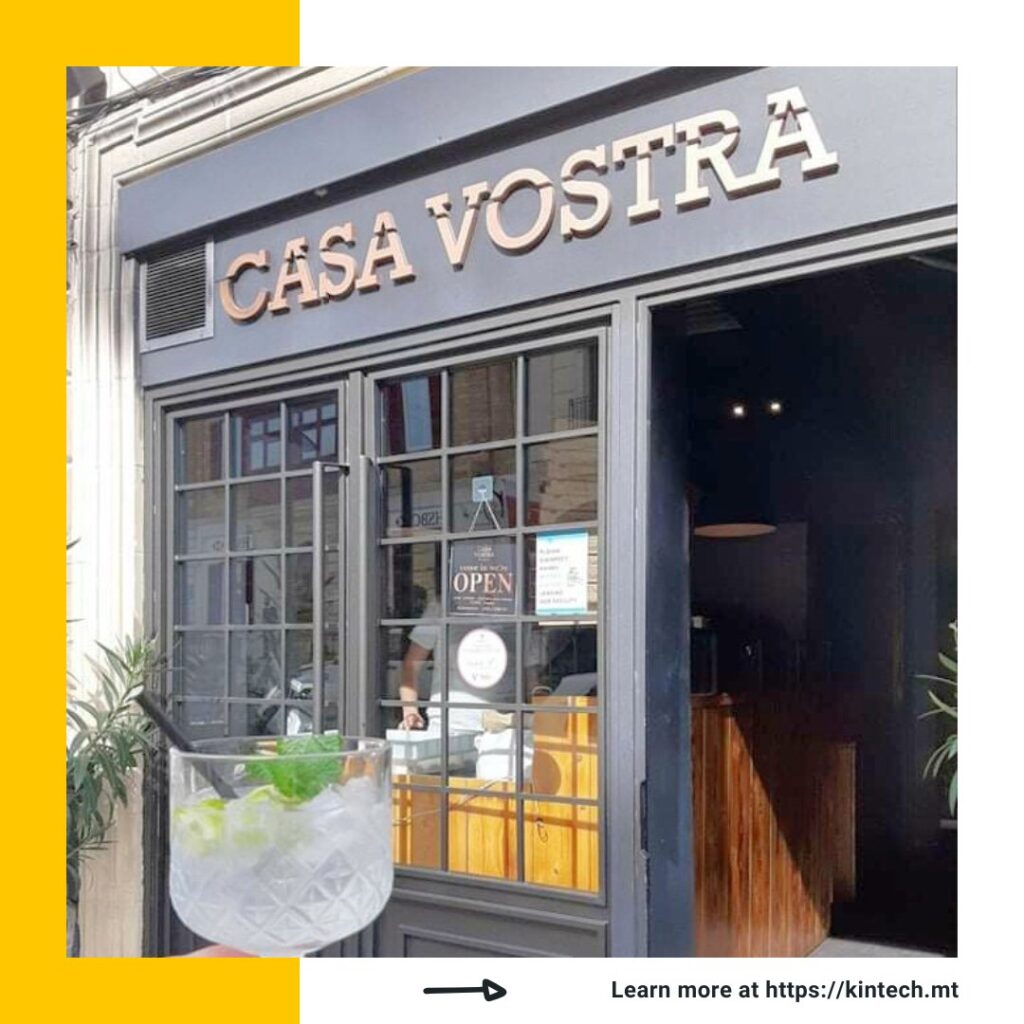 Casa Vostra in Victoria, the passion for authentic pizza and quality dining is now matched with the efficiency of technology