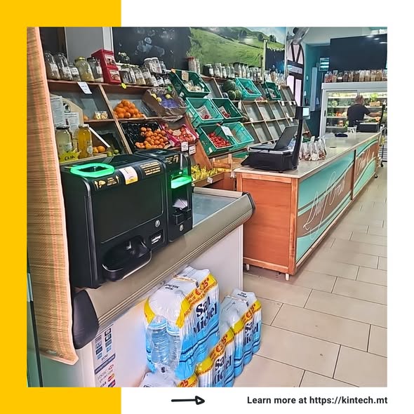 One of our latest installations was at Ta Nardu Veg and Mini Market in Birżebbuġa, another successful setup of Cashlogy by Azkoyen