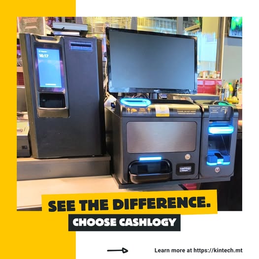 Cashlogy automated cash handling solution from Kintech Malta