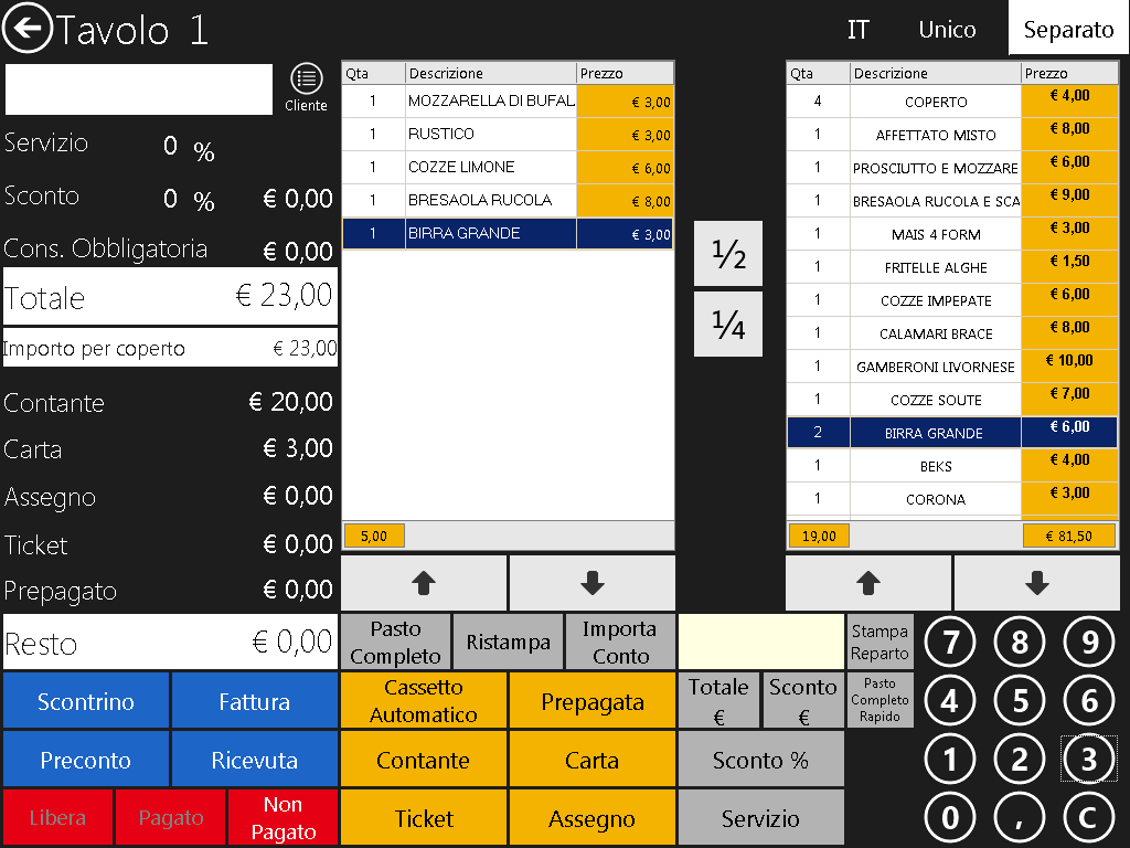 Restaurant Payment by Kintech Malta